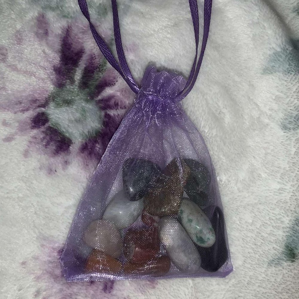 12 pc Tumbled Gemstones